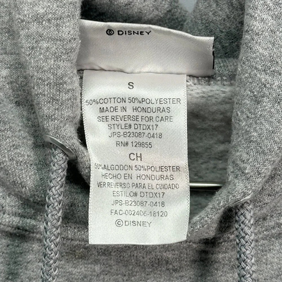 Disney Parks Mickey Mouse Gray Hoodie Small - Picture 5 of 5
